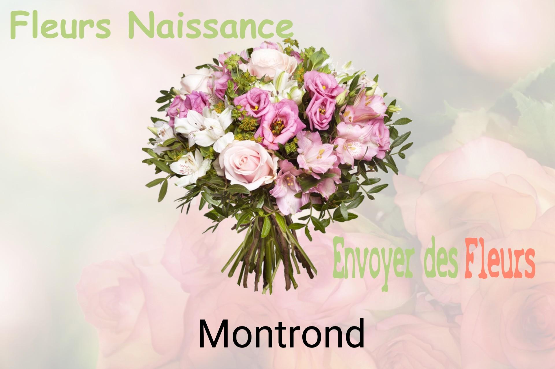 Bouquet de fleurs de naissance livré à Montrond